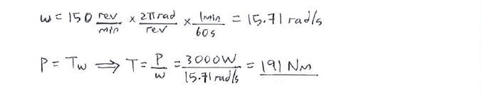 Power Transmission solution step 1