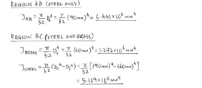 Statically Indeterminate Analysis with Torque solution step 1