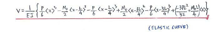 Discontinuity Functions (Macaulay’s Method) solution step 4