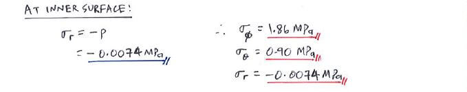 Membrane Stress Equation solution step 4