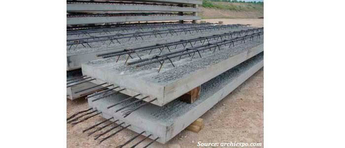 Example of reinforced concrete