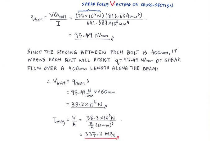 Shear Flow solution step 3