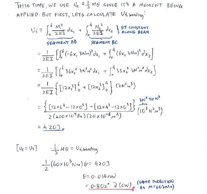 Conservation of Energy solution step 2