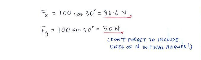 Force solution step 1