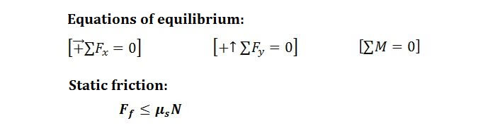 Dry Friction formula