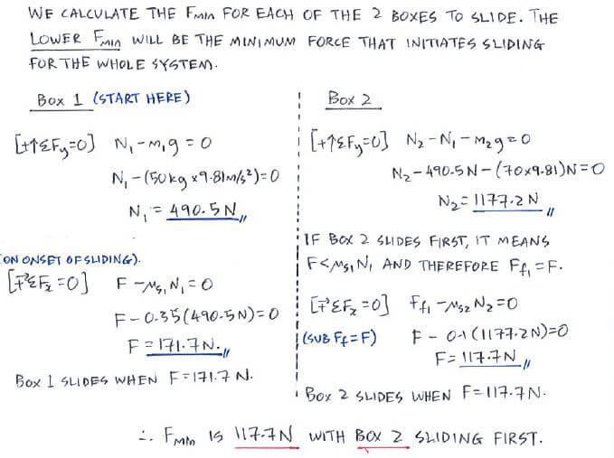 Dry Friction solution step 2